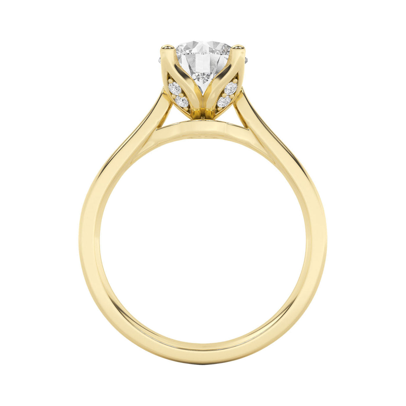 Anillo de Compromiso Above Love Star oro amarillo 18k