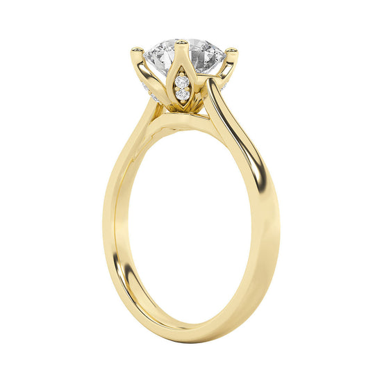 Anillo de Compromiso Above Love Star oro amarillo 18k