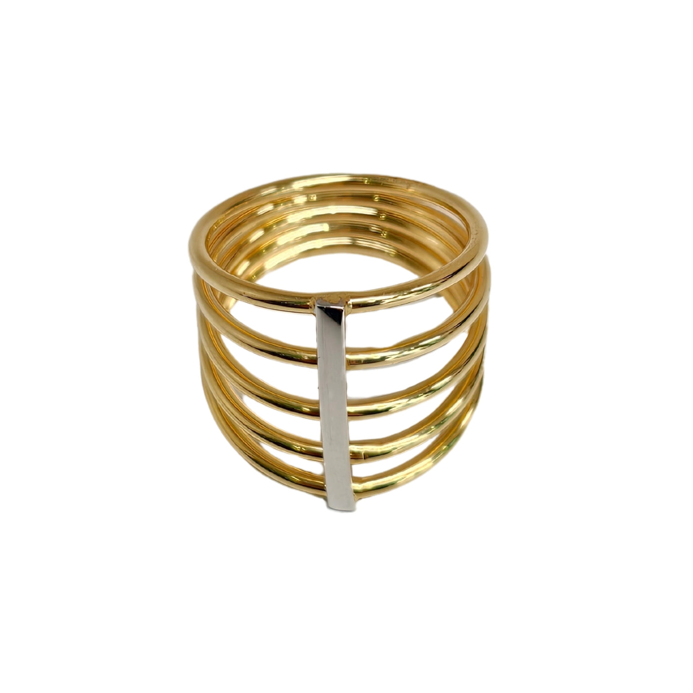 Anillo Aros oro amarillo y blanco | Bo&Co