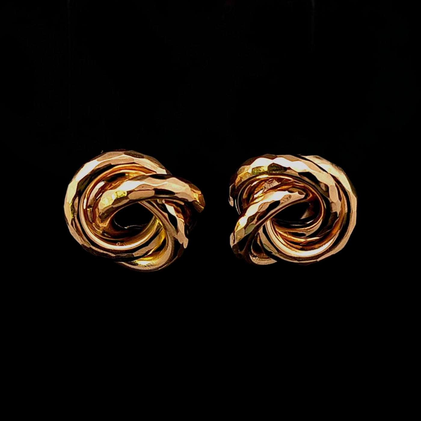 Aretes Love Knot oro 14k | Bo&Co