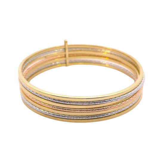 Brazalete semanario oro florentino 14k | Bo&Co