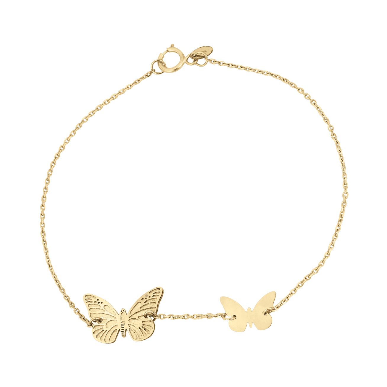 Pulsera Mariposas Oro  | Bo&Co