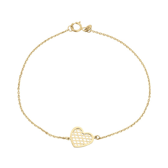 Pulsera corazón dama