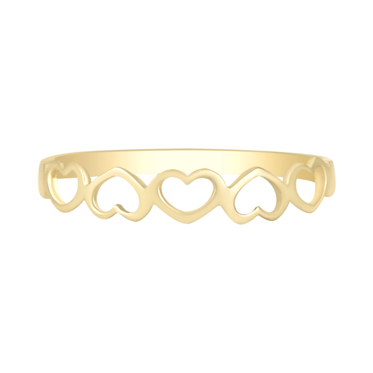 Anillo 5 corazones oro | Bo&Co