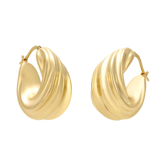 Aretes circulares con textura | Bo&Co