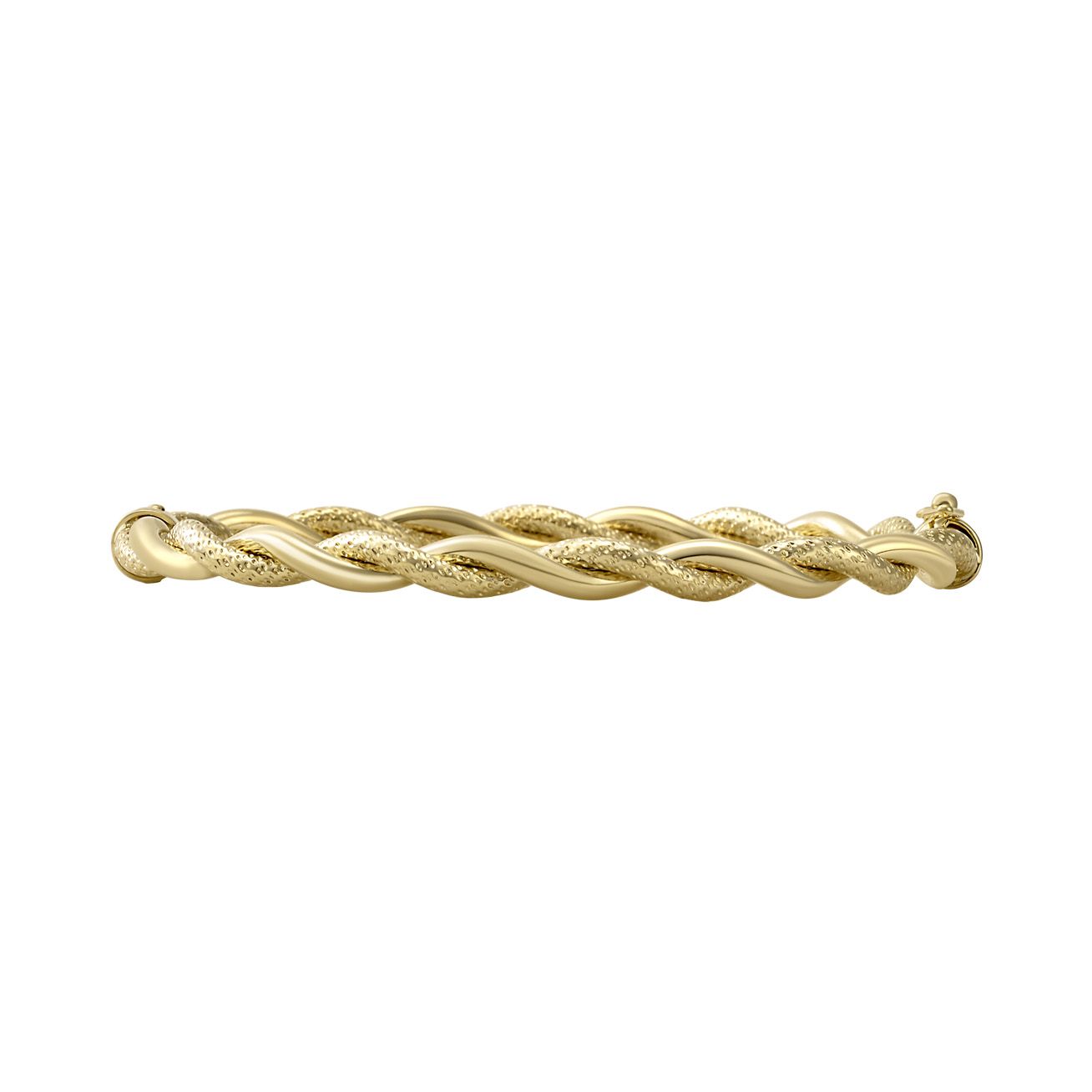 Brazalete oro trenzado | Bo&Co